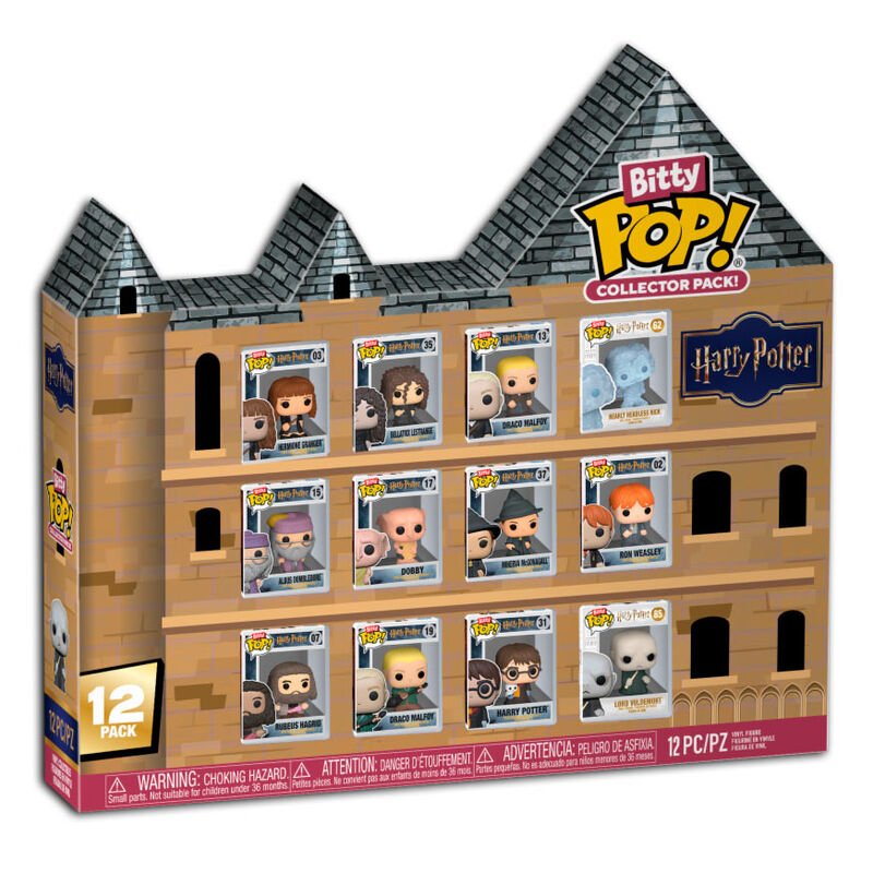 Bitty POP! Harry Potter — Multipack Collector 12 Figuras (Hogwarts Themed) - Colecionáveis - Funko