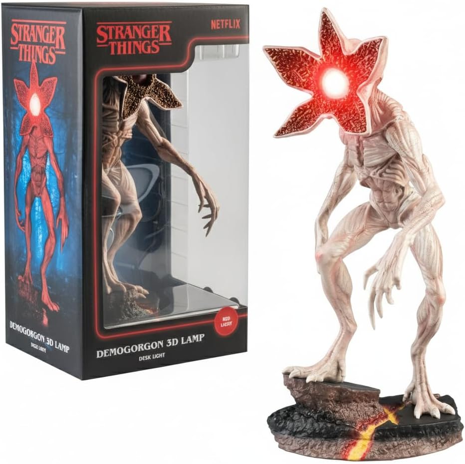 Candeeiro Stranger Things — Demogorgon LED 34 cm - Colecionáveis - erik