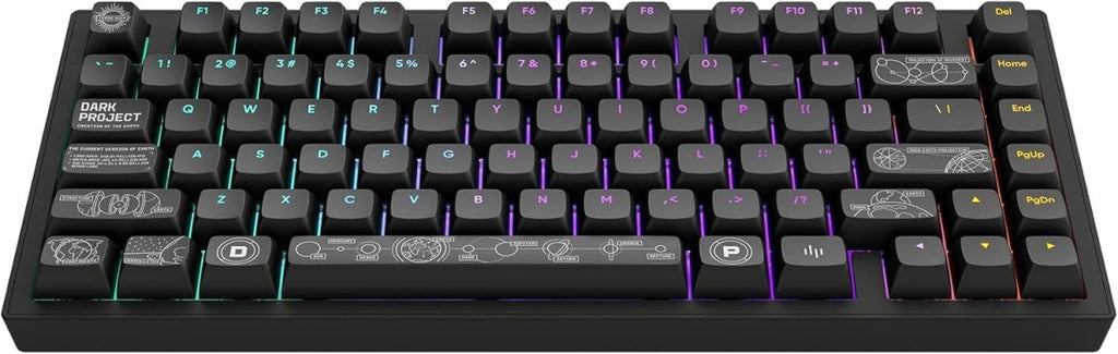 Dark Project ALU81 Terra Nova — Teclado Gaming Sem Fios em Alumínio (ANSI US) Black - TEK - Informática - Dark Project