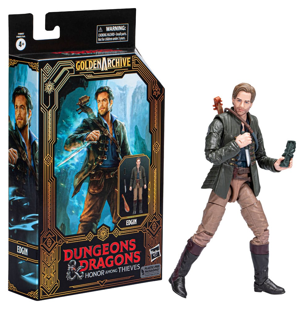 Dungeons & Dragons: Honor Among Thieves Golden Archive Action Figure Edgin 15 cm - Toys - Hasbro