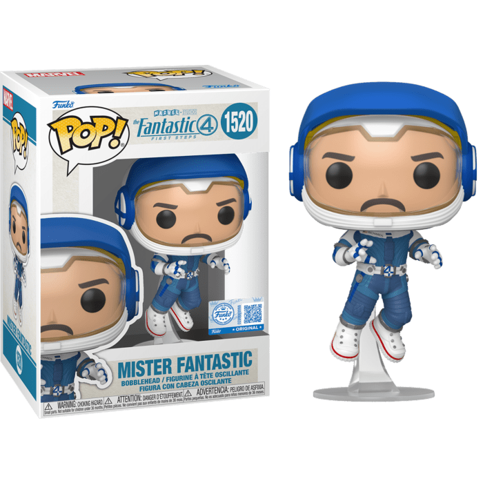 POP! Marvel – Mister Fantastic (The Fantastic Four: First Steps) Exclusive 9 cm - Colecionáveis - Funko