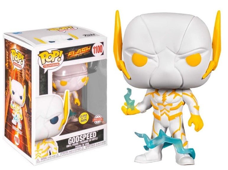 POP! DC Comics – The Flash: Godspeed Edição Exclusiva (Glow in the Dark) 9 cm - Colecionáveis - Funko