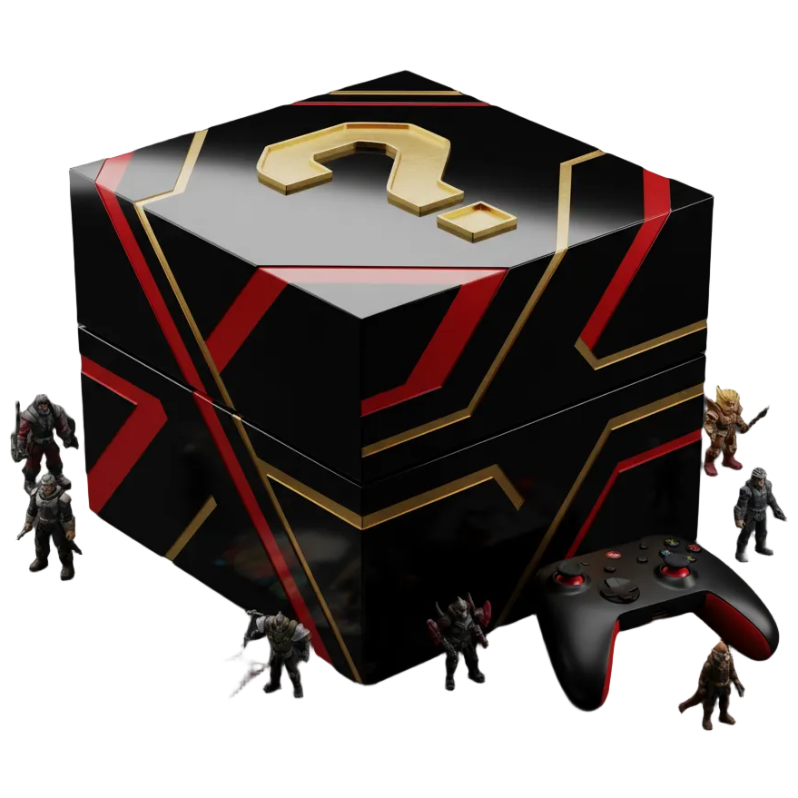 Gaming Mystery Box Deluxe | 9–11 Itens Surpresa Premium