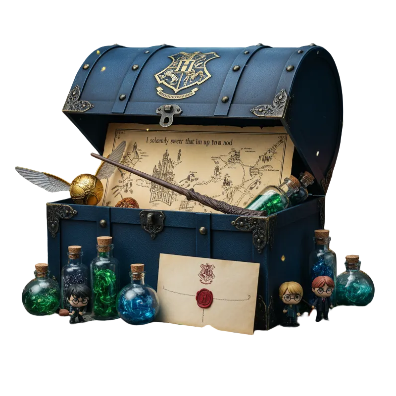 Harry Potter Mystery Box Deluxe | 9 a 11 Itens Surpresa Premium