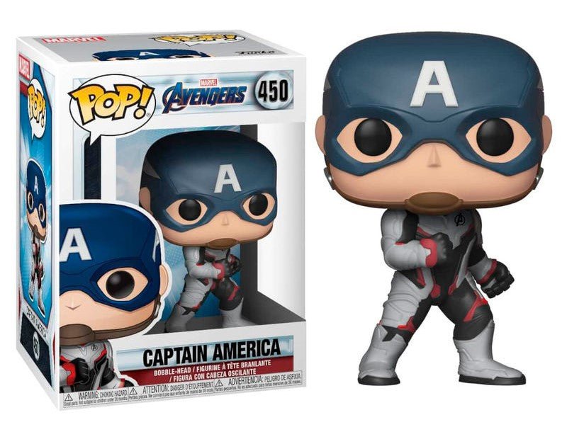 POP! Marvel Avengers Endgame - Capitão América 9 cm - Colecionáveis - Funko