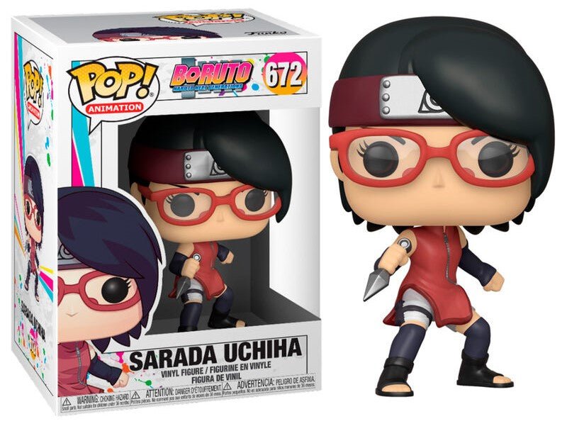 POP! Boruto Sarada Uchiha 9 cm - Colecionáveis - Funko