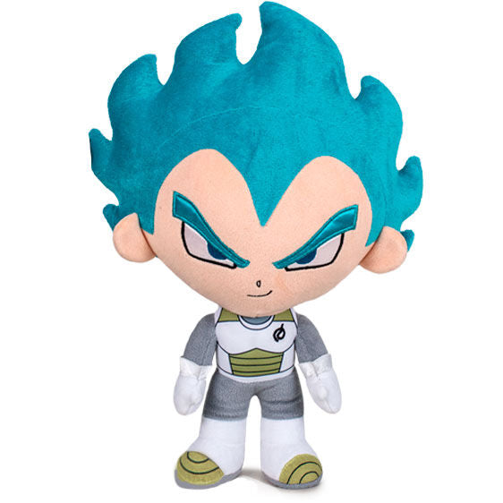 Peluche Dragon Ball Vegeta Super Saiyan Blue 31 cm – Produto Oficial