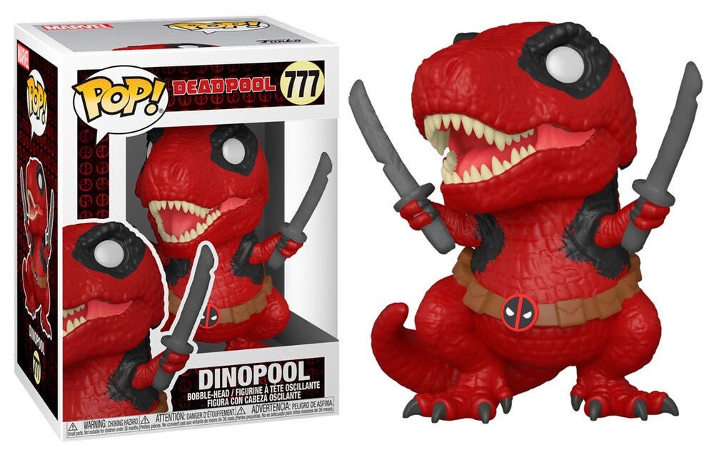 POP! Marvel: Deadpool 30th – Dinopool 9 cm - Colecionáveis - Funko