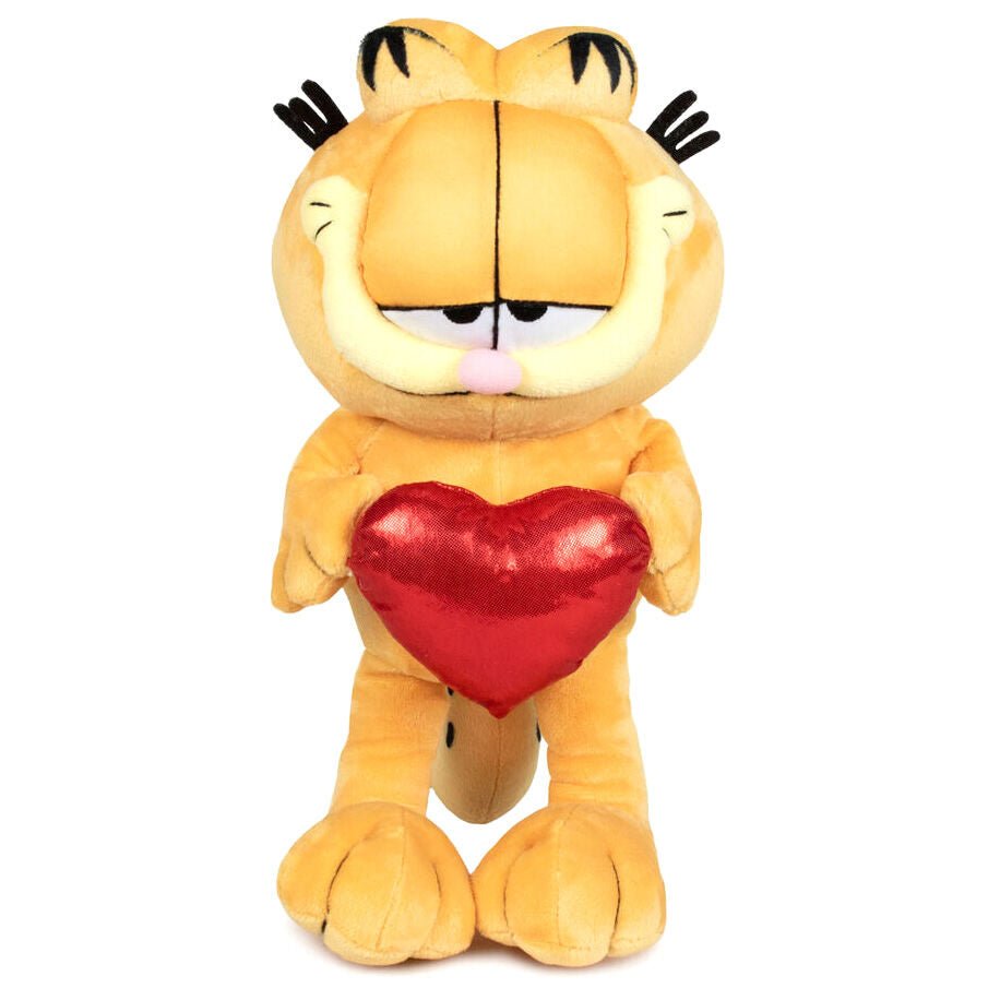Peluche Garfield com Coração – 36cm | Macio e Adorável - Toys - Play by Play