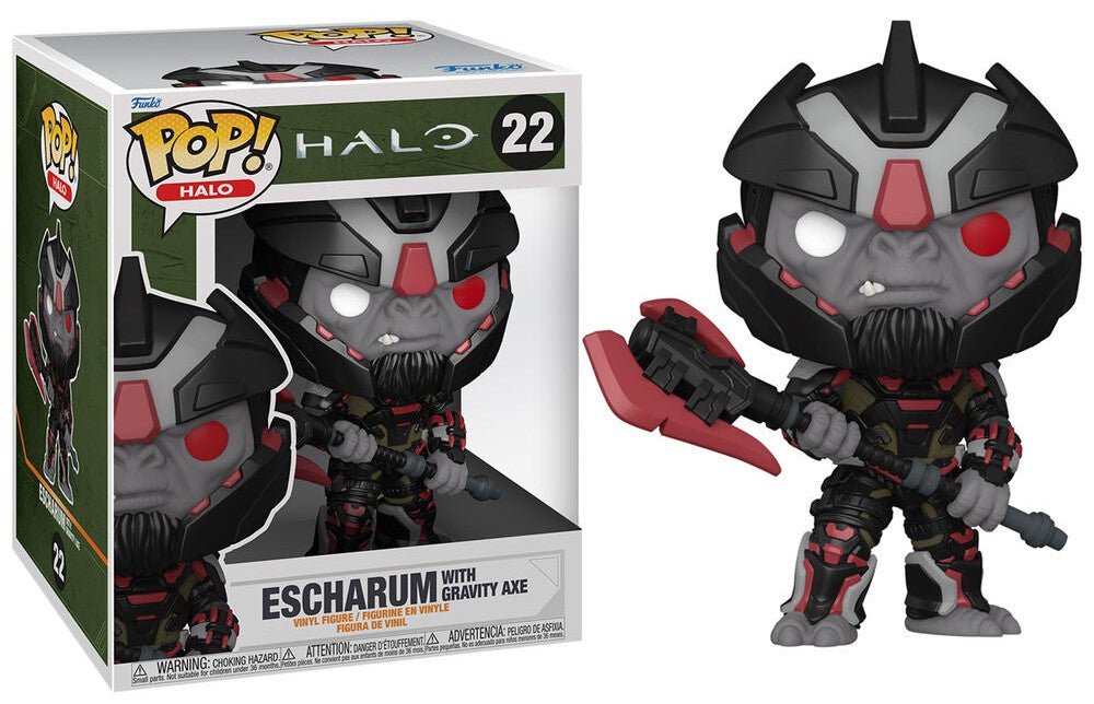 POP! Halo Infinite – Escharum com Machado 15 cm - Colecionáveis - Funko