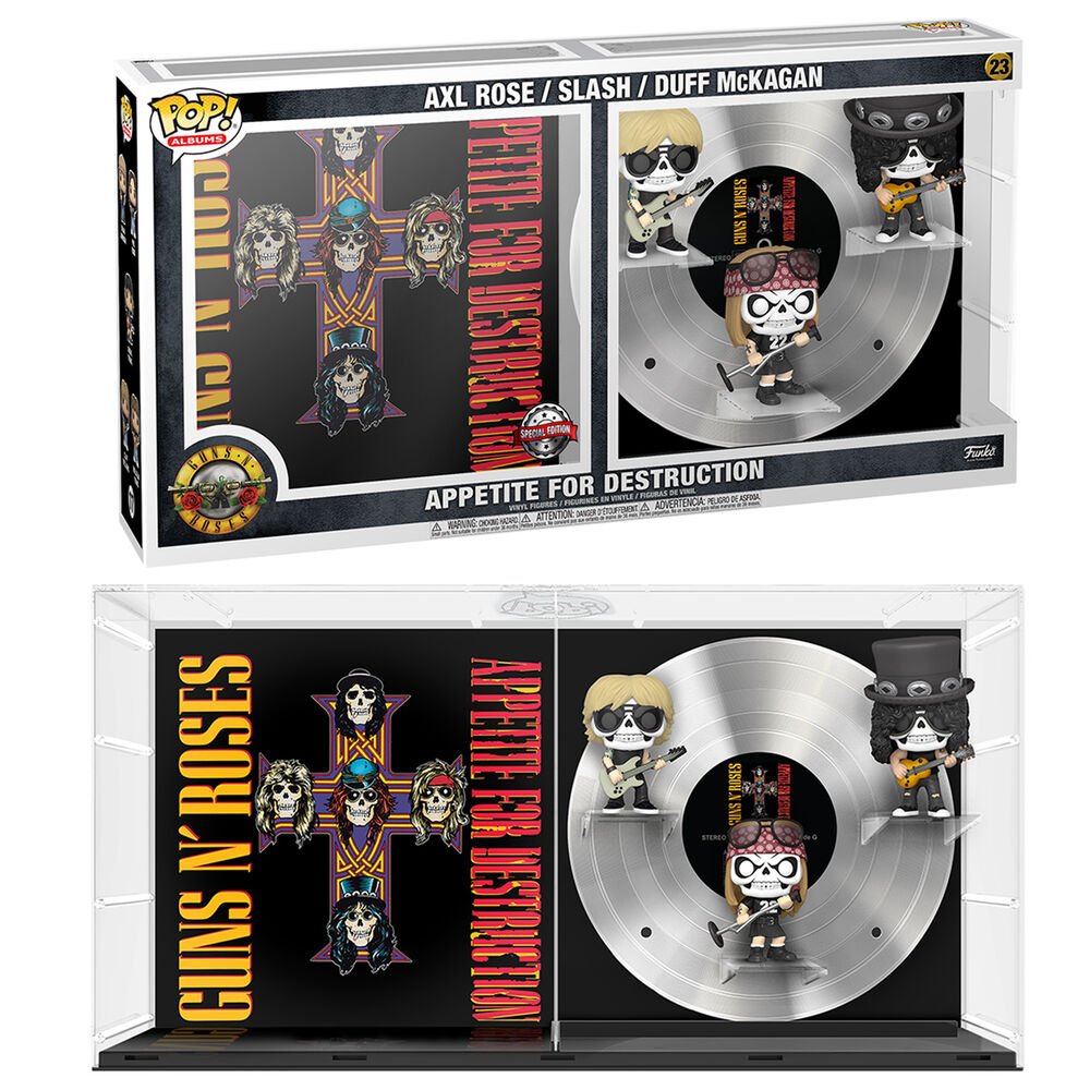 POP! Albums Deluxe Guns N`Roses Vinyl Figure 3 Pack Appetite For Destruction 9 cm - Colecionáveis - Funko