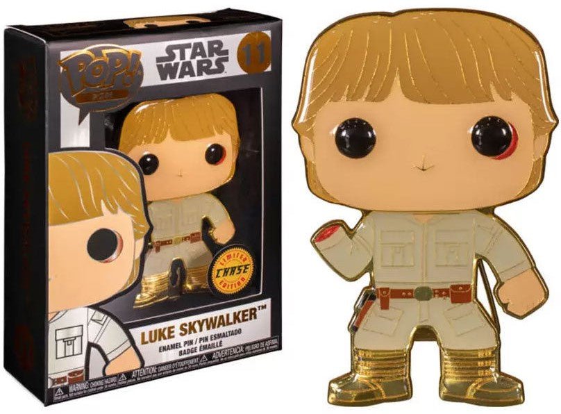 POP! Pin Star Wars Luke Bespin 10 cm Chase – Edição Exclusiva - Colecionáveis - Funko