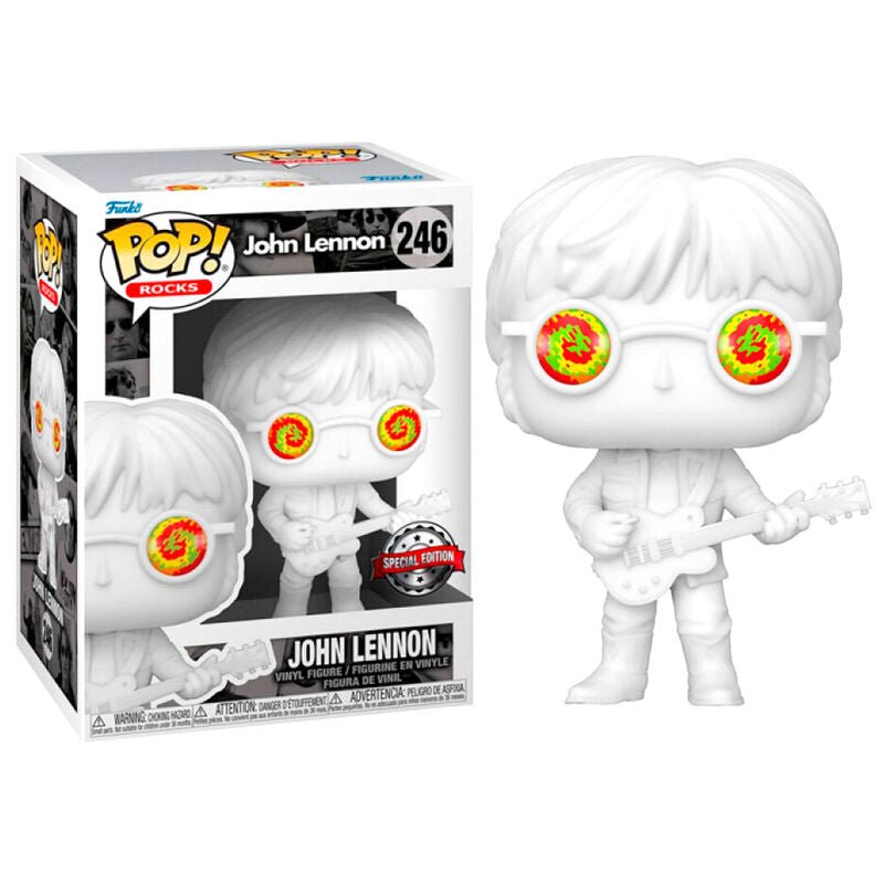 POP! Rocks – John Lennon with Psychedelic Shades Exclusive 9 cm - Colecionáveis - Funko