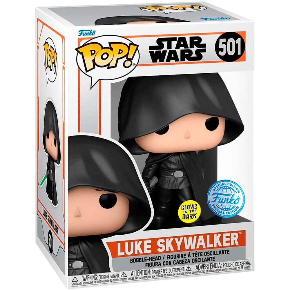 POP! Star Wars Mandalorian Luke Skywalker Exclusive 9 cm [Edição Limitada] - Colecionáveis - Funko