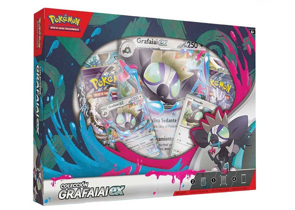 Pokémon TCG - Grafaiai April EX Box (Versão Espanhola) - Jogos e Puzzles - POKEMON TRADING CARD
