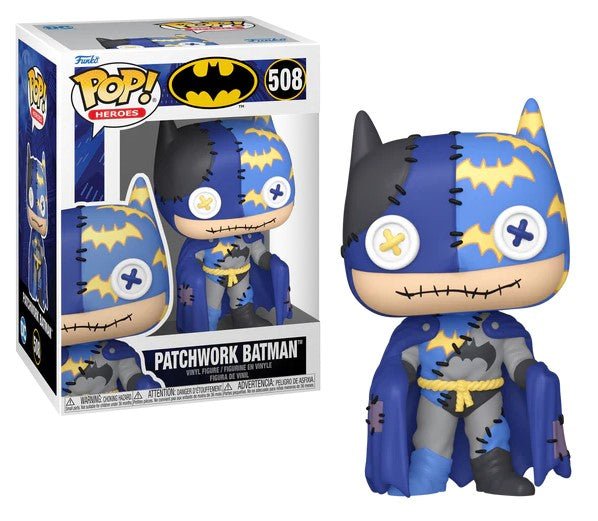 POP! DC Comics Patchwork Batman 9 cm - Colecionáveis - Funko