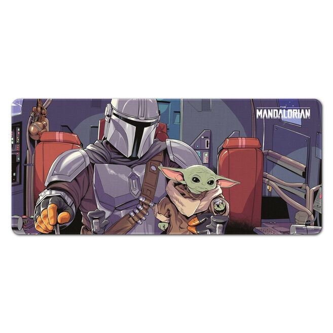 Tapete de Secretária Gaming XL Star Wars: The Mandalorian & Grogu – 80x35cm - TEK - Informática - erik