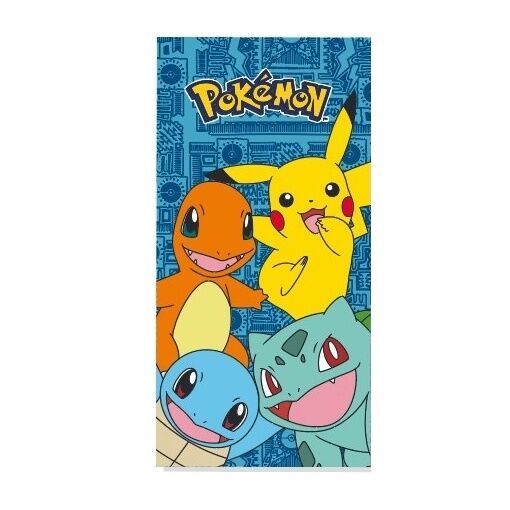 Toalha de Praia Microfibra Pokémon – 70x140cm - Roupa e acessórios - Nintendo