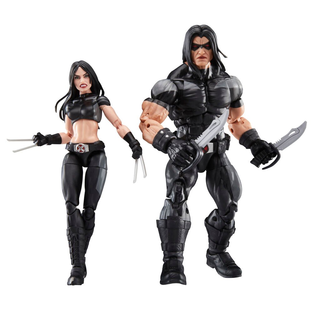 Marvel Legends X‑Force – Pack 2 Figuras X‑23 & Warpath 15 cm - Toys - Hasbro