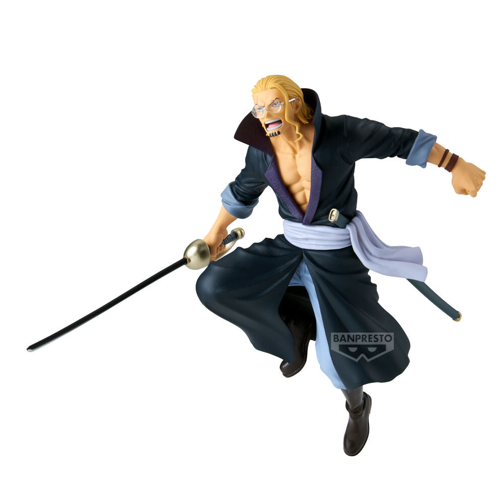 Figura One Piece Silvers Rayleigh Battle Record Collection Banpresto 16 cm – O Lendário Rei das Trevas