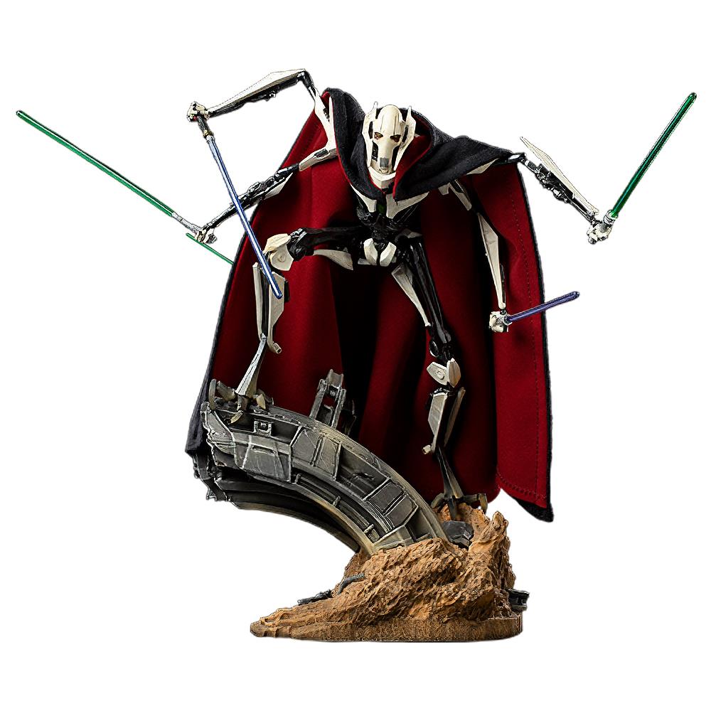 Iron Studios — General Grievous Deluxe Art Scale 1/10 — Star Wars (Polystone) 40 cm - Colecionáveis - Iron Studios
