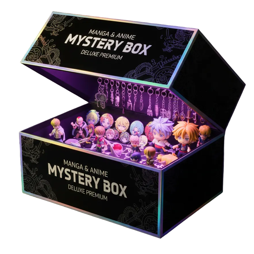 Manga & Anime Mystery Box Deluxe | 9–11 Itens Surpresa Premium
