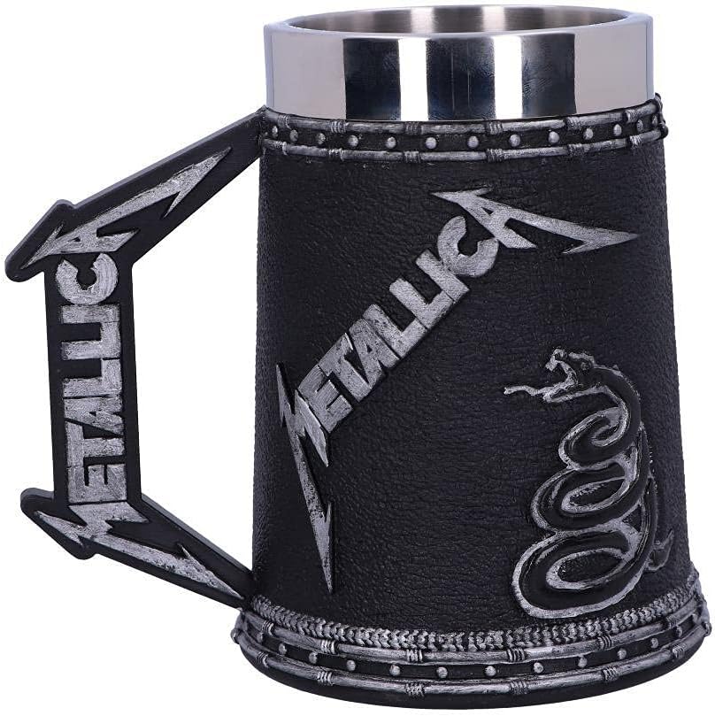 Metallica — The Black Album Tankard (Nemesis Now) 16 cm - Colecionáveis - Nemesis Now