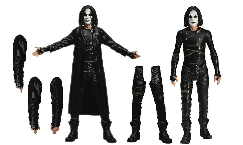 Mezco One:12 Collective – The Crow (Eric Draven) Deluxe Pack • 10 cm - Colecionáveis - Mezco Toys
