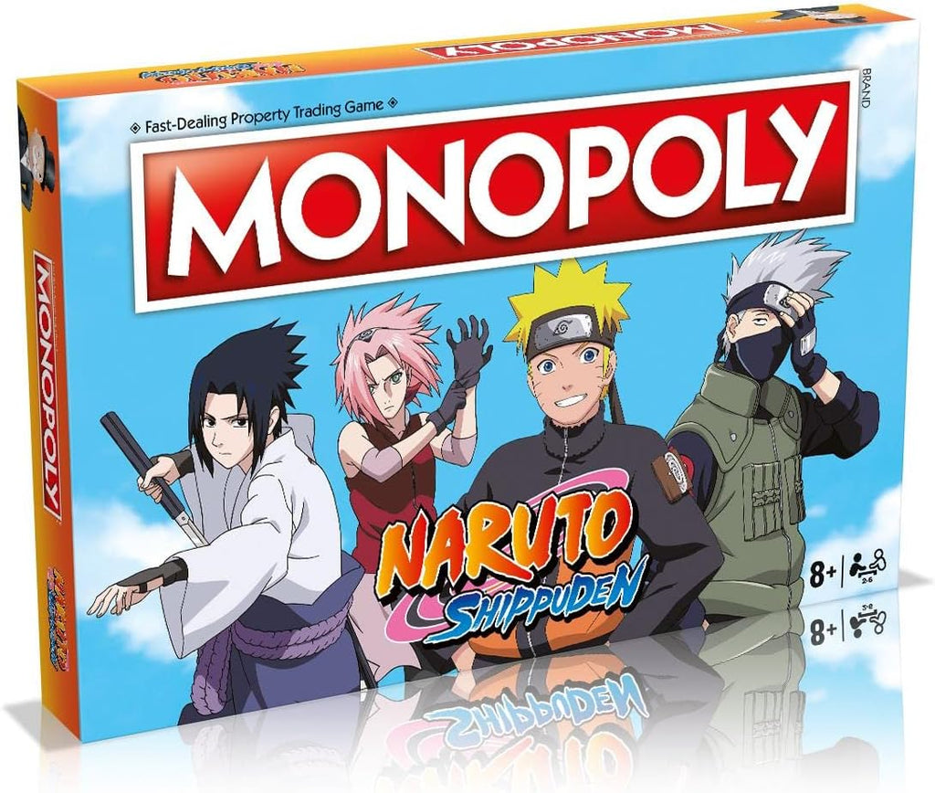 MONOPOLY — Naruto (Edição Oficial, Inglês) - Jogos e Puzzles - Hasbro
