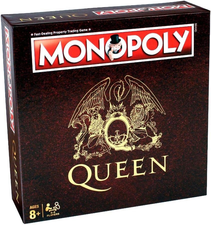 MONOPOLY — Queen (Edição Oficial, Inglês) - Jogos e Puzzles - Hasbro