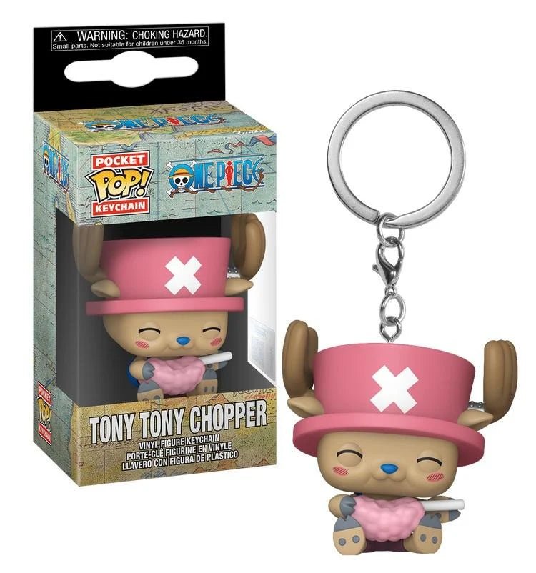 ONE PIECE — Pocket Pop Keychain | Funko — Chopper com Algodão Doce - Colecionáveis - Funko