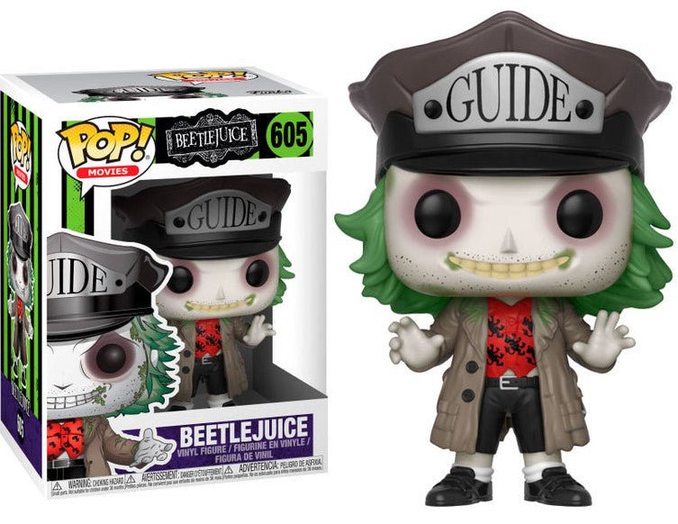 POP! Beetlejuice com Chapéu — Figura Colecionável Vinil 9,5 cm - Colecionáveis - Funko