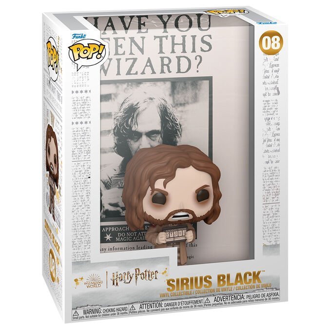 POP! Comic Cover Harry Potter Poster w/Sirius Black 9 cm - Colecionáveis - Funko