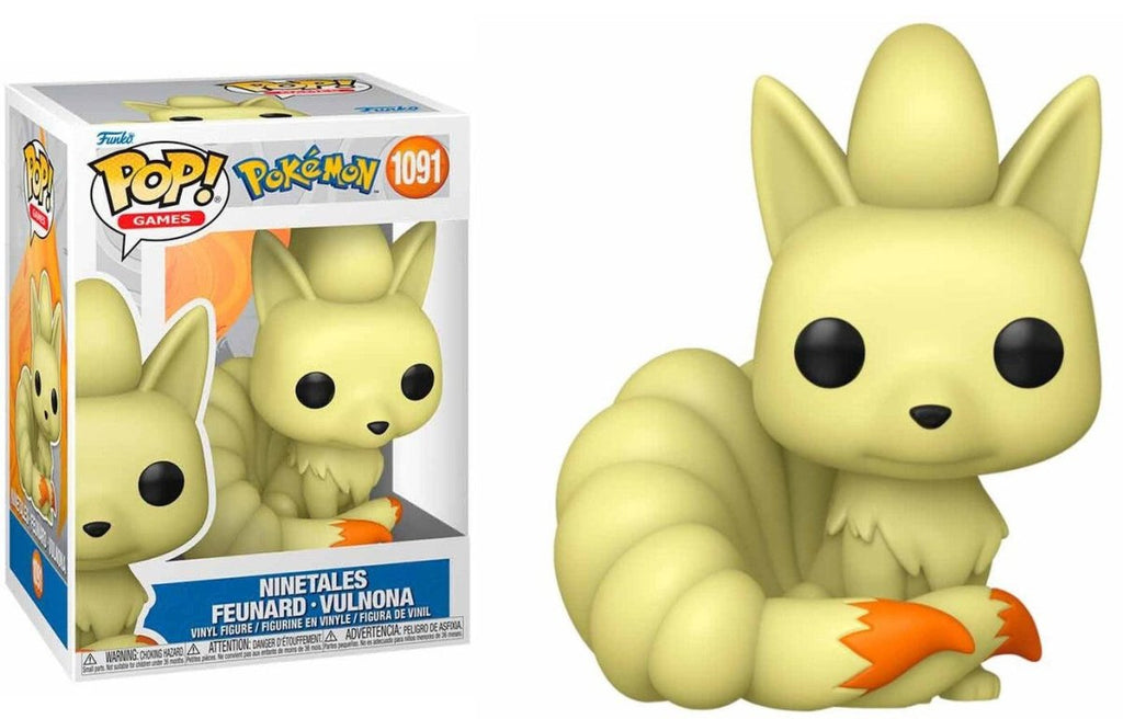 POP! Figure Pokémon Ninetales – Feunard – Vulnona 9 cm 1091 - Colecionáveis - Funko