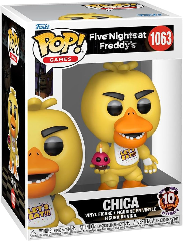 POP! Games: Five Nights at Freddy’s – Chica 9,5 cm - Colecionáveis - Funko