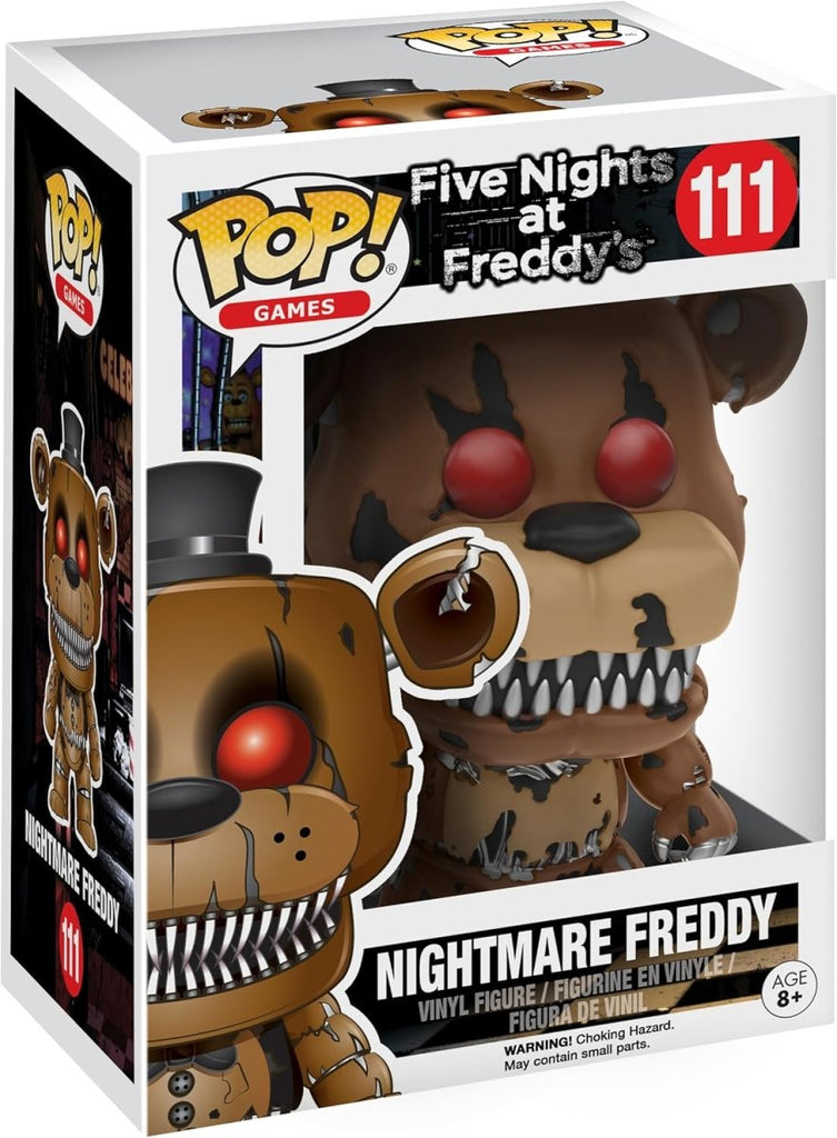 POP! Games: Five Nights at Freddy’s – Nightmare Freddy 9,5 cm - Colecionáveis - Funko