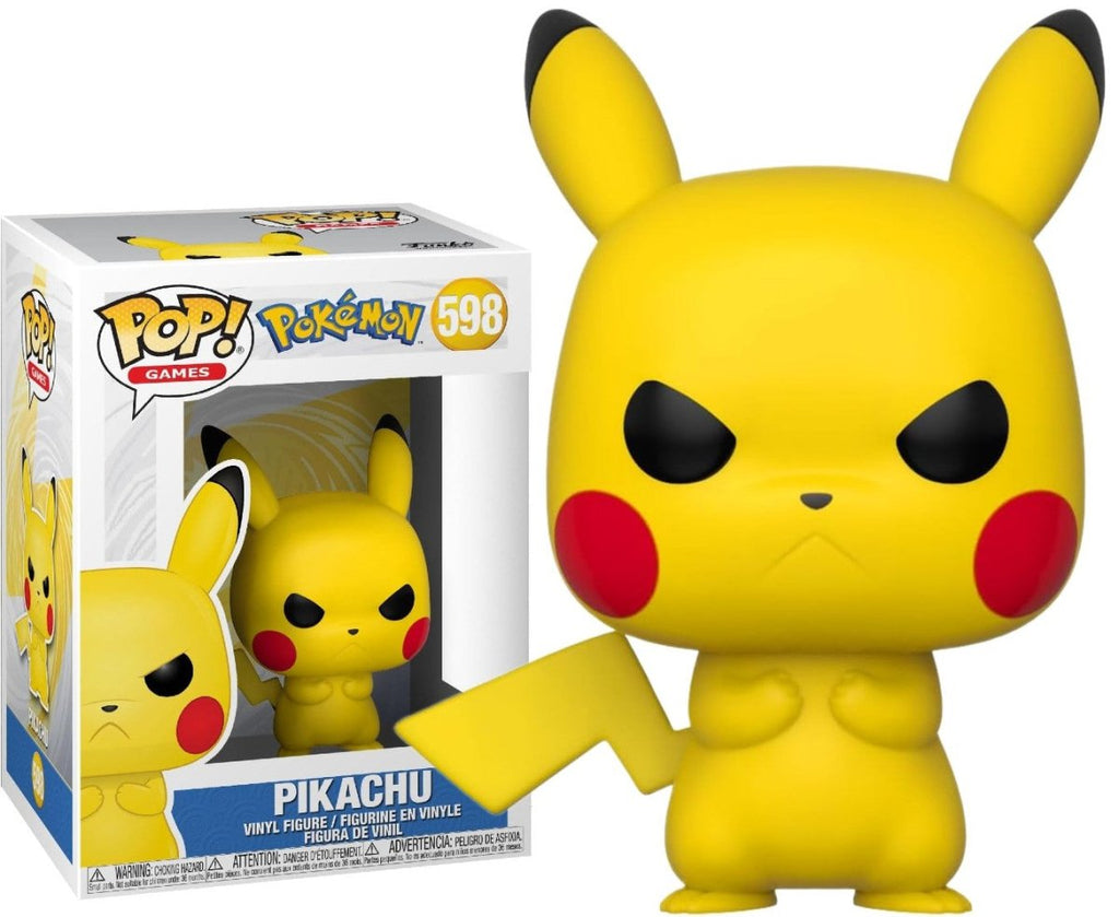 POP! Grumpy Pikachu 598 – Pokémon 9 cm - Colecionáveis - Funko