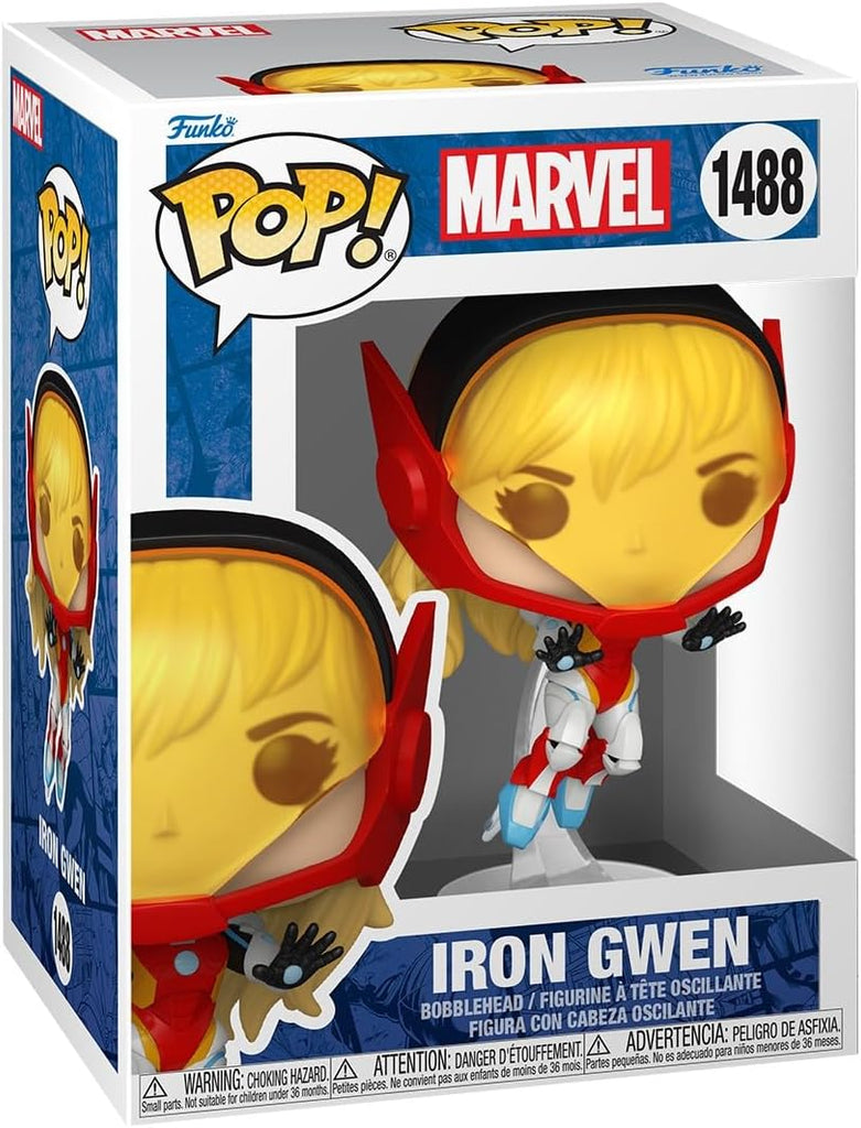POP! — Iron Gwen (Marvel Comics) 9,5 cm - Colecionáveis - Funko