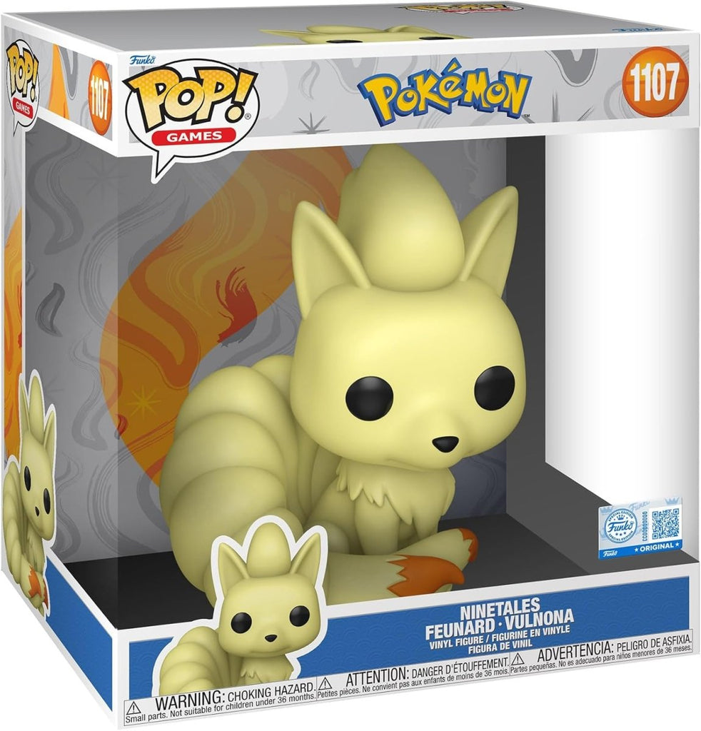 POP! Jumbo Pokémon Ninetales (Vulnona / Feunard) Exclusive 25 cm - Colecionáveis - Funko