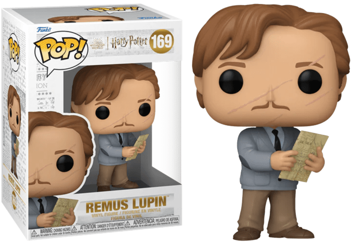POP! Movies Harry Potter Vinyl Figure Lupin w/Map 9 cm - Colecionáveis - Funko