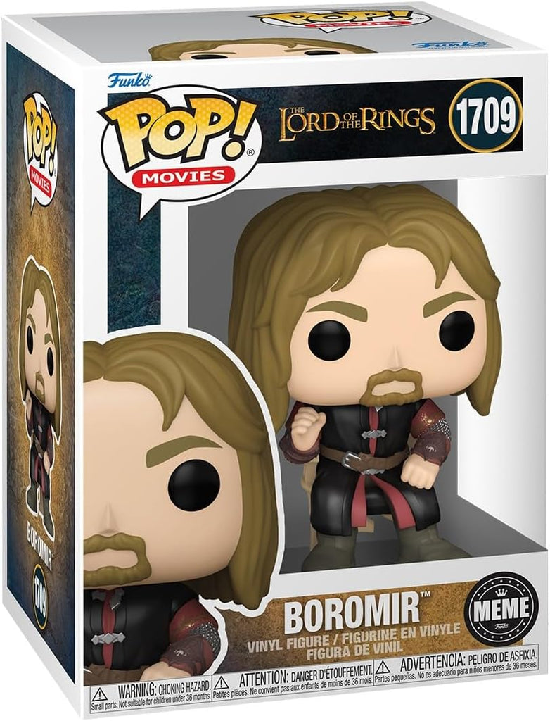 POP! Movies Meme — Boromir (O Senhor dos Anéis) 9,5 cm - Colecionáveis - Funko
