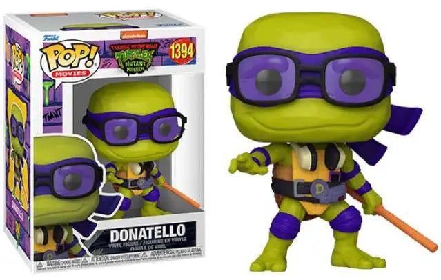 POP! Movies Teenage Mutant Ninja Turtles Vinyl Figure Donatello 9 cm - Colecionáveis - Funko