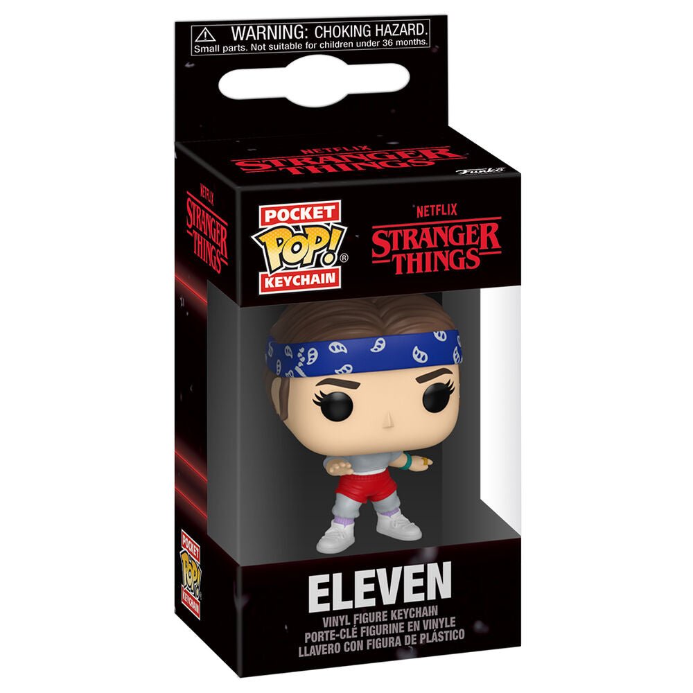 POP! Pocket Keychain — Eleven (Stranger Things 5) — Porta - chaves Oficial ≈10 cm - Colecionáveis - Funko