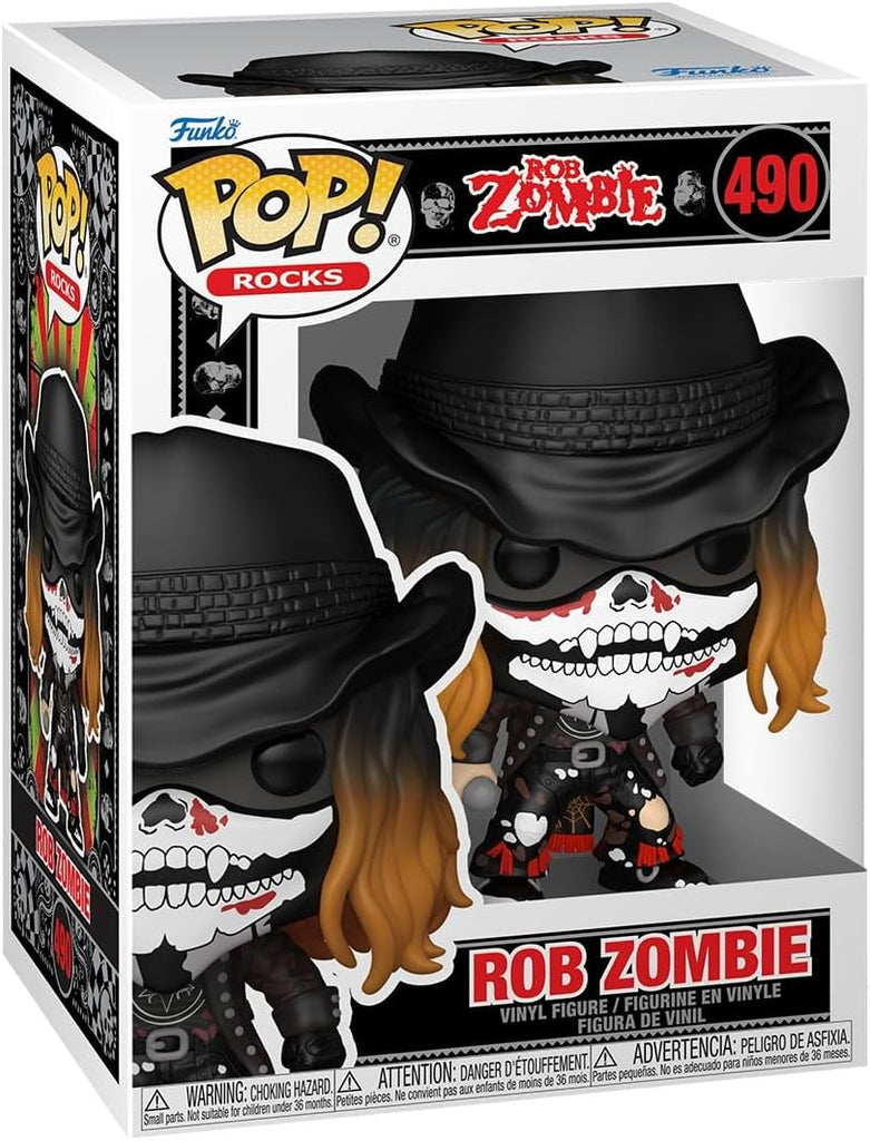 POP! Rocks — Rob Zombie (With Bandana) 9,5 cm - Colecionáveis - Funko