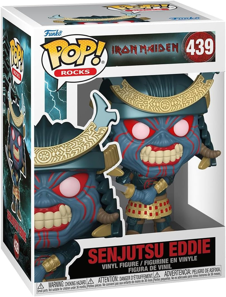 POP! Rocks — Senjutsu Eddie (Iron Maiden) 9,5 cm - Colecionáveis - Funko