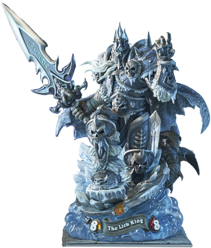 The Lich King — Estátua Premium Hearthstone (HEX Collectibles) — Escala 1/6 | 50 cm